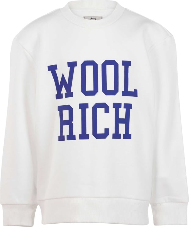 Woolrich Junior Truien & Sweaters Ivy Crewneck Sweat CFWKSW0120 Wit
