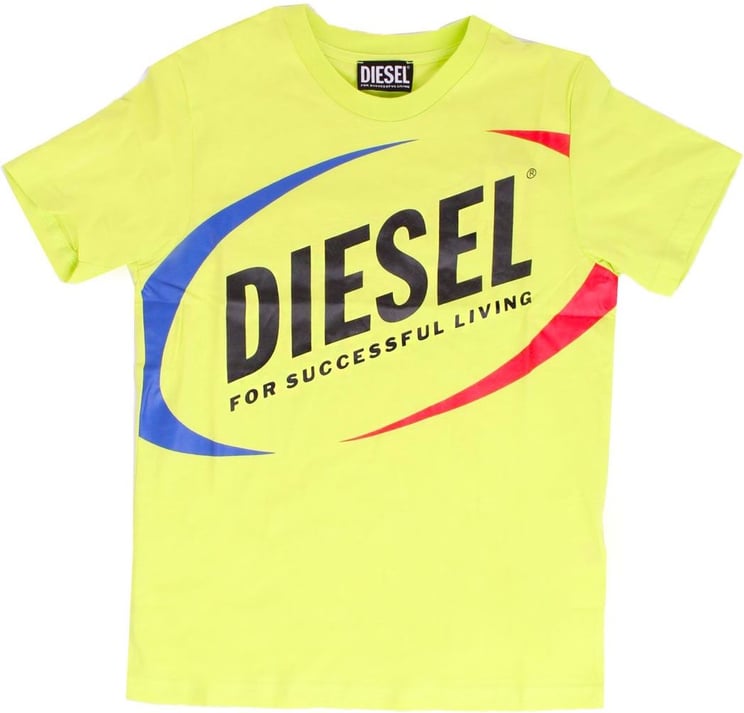 Diesel T-shirts And Polos Yellow Geel