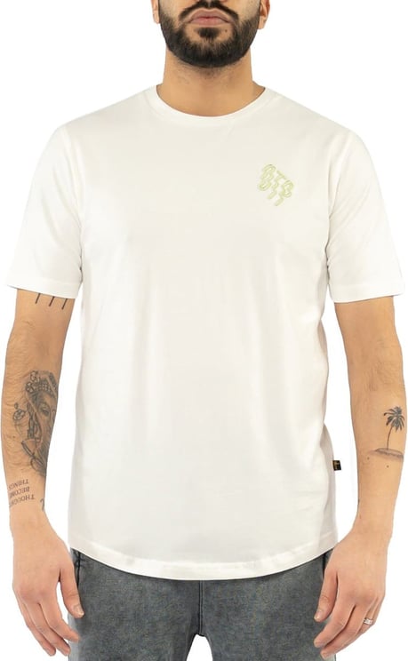 OFF THE PITCH Stockholm T-Shirt Backburn Blanc De Blanc Wit