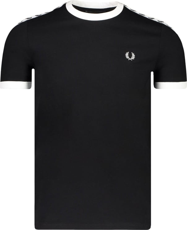 Fred Perry T-shirt Zwart Zwart