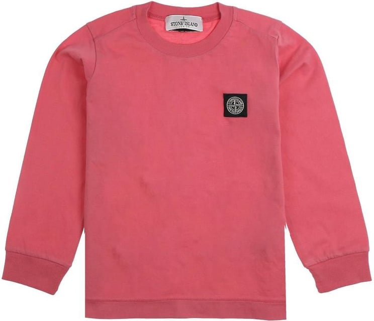 Stone Island Junior T Shirt Ciclamino Roze