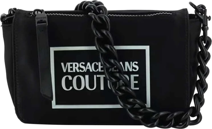 Versace Jeans Couture Versace Jeans Gummy Logo Bag Black/White Zwart