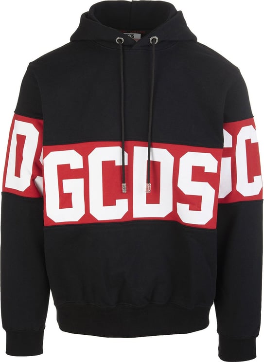 GCDS Gcds Logo Hooded Sweatshirt Zwart