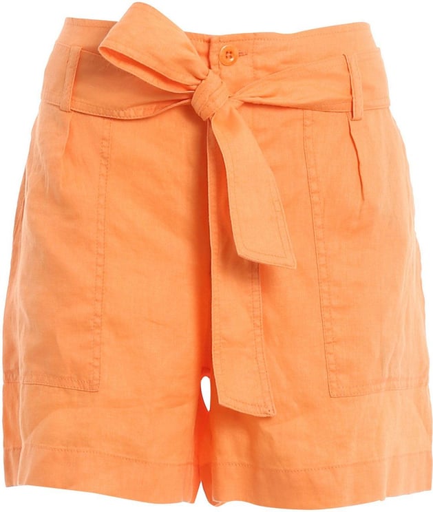 Ralph Lauren Polo Shorts In Lino Arancio Oranje