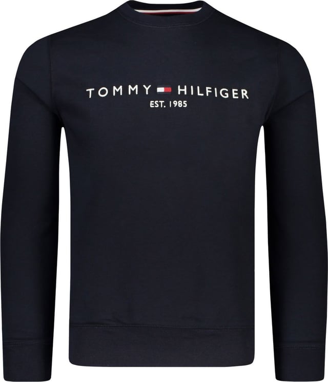 Tommy Hilfiger Lange jumper zwart casual uitstraling Mode Sweaters Lange jumpers 