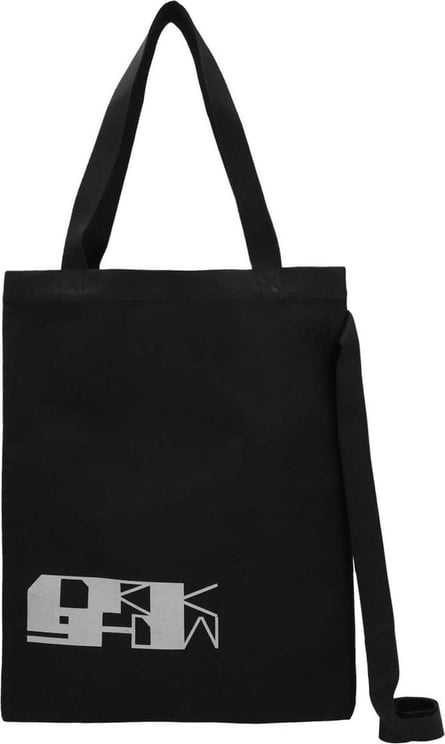 Rick Owens Drkshdw Shopper Logo Tote Bag Zwart