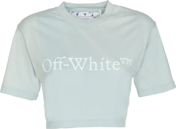 OFF-WHITE T-shirts And Polos Blue Blauw
