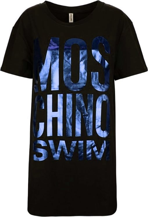 Moschino Moschino Swim Logo T-Shirt Zwart