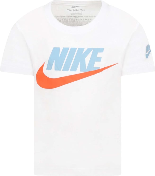 Nike T-shirt Kid Futura Evergreen 86j575-bai Wit