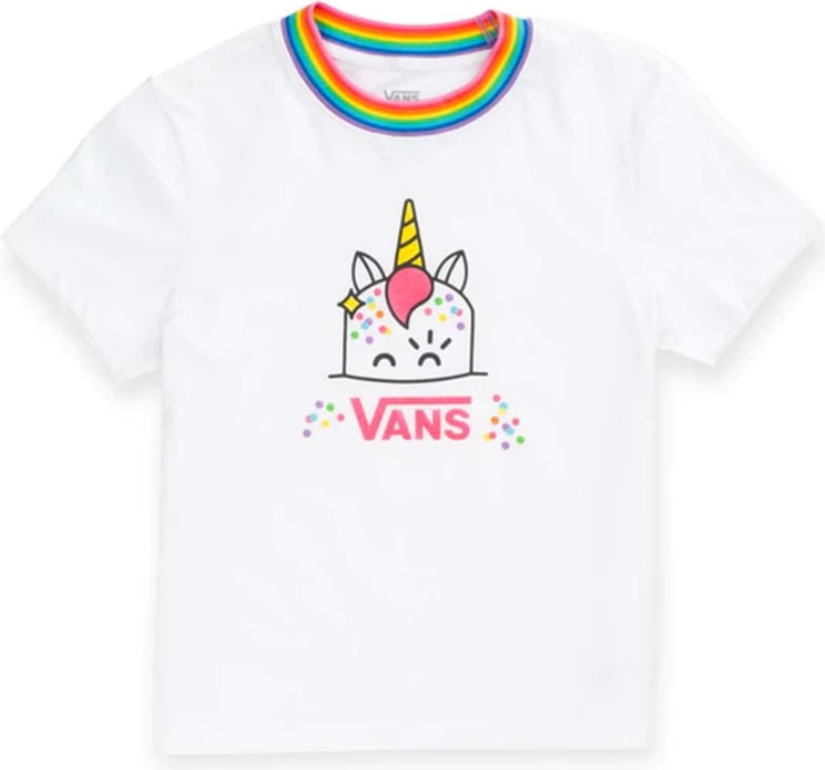 Vans T-shirt Bambina Gr X Flour Shop Vn0a53f3zph Wit
