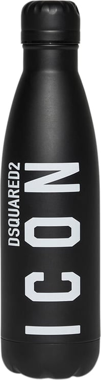 Dsquared2 Be Icon Water bottle steel Zwart