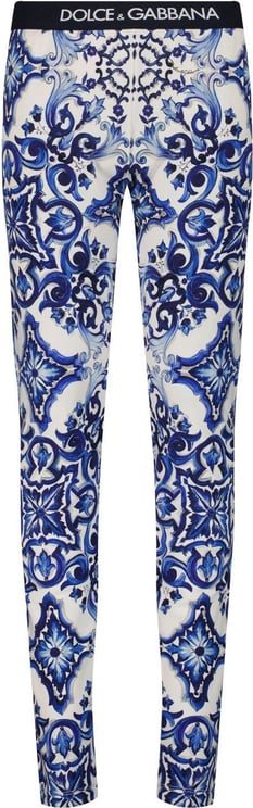 Dolce & Gabbana Dolce & Gabbana L5JP5B G7EX3 kinder legging blauw Blauw