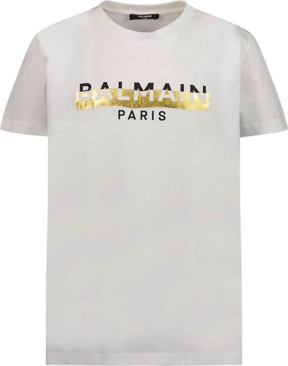 Balmain Balmain 6R8O61 kinder t-shirt wit White