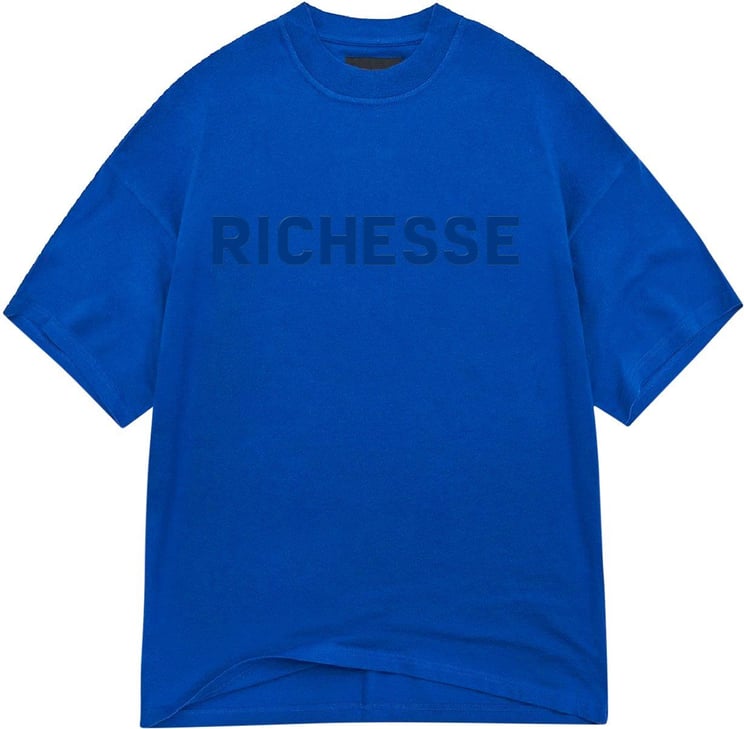 Richesse Base Blauw T-Shirt Blauw