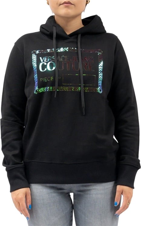 Versace Jeans Couture R Piece Nr Iridescent Hoodie Black