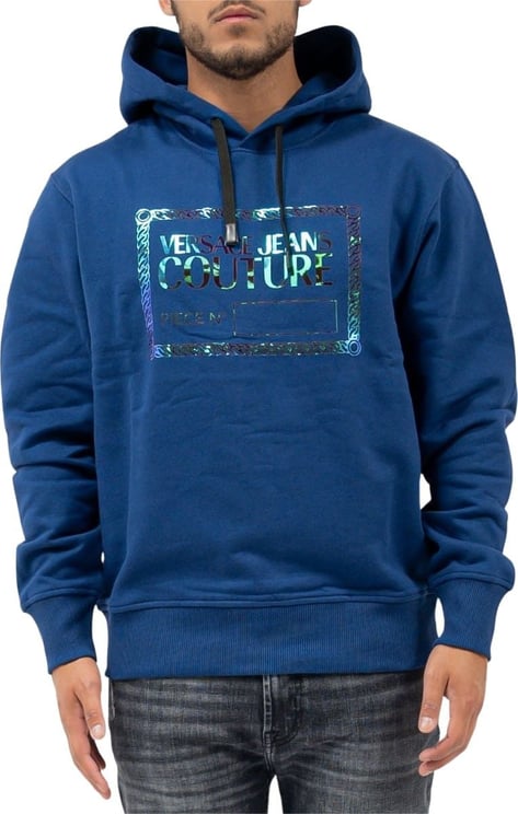 Versace Jeans Couture Piece NR Iridescent Hoodie Blauw