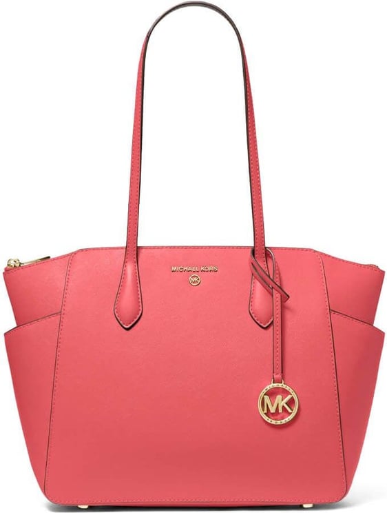 Michael Kors Marilyn Coral Red Shopping Bag Red Rood