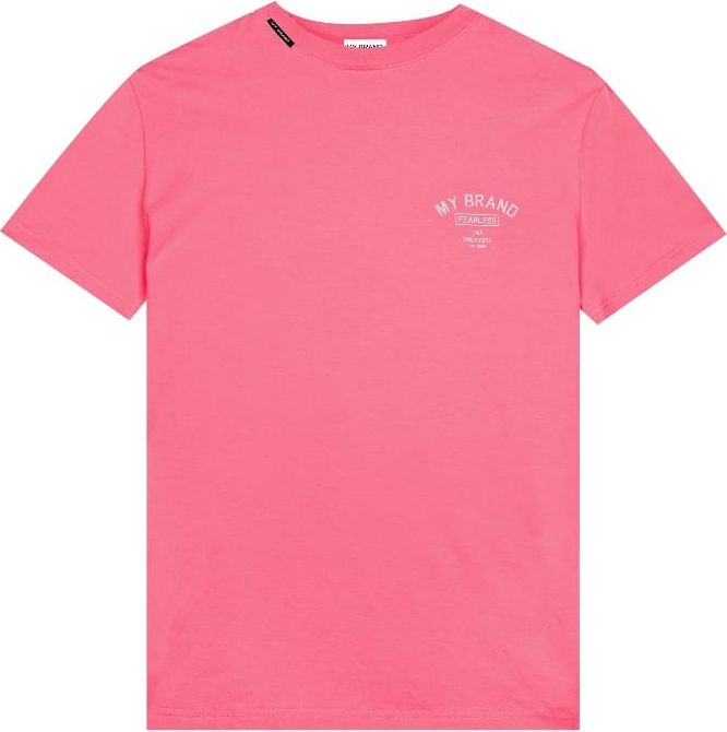 My Brand Mybrand Varsity T-Shirt Roze
