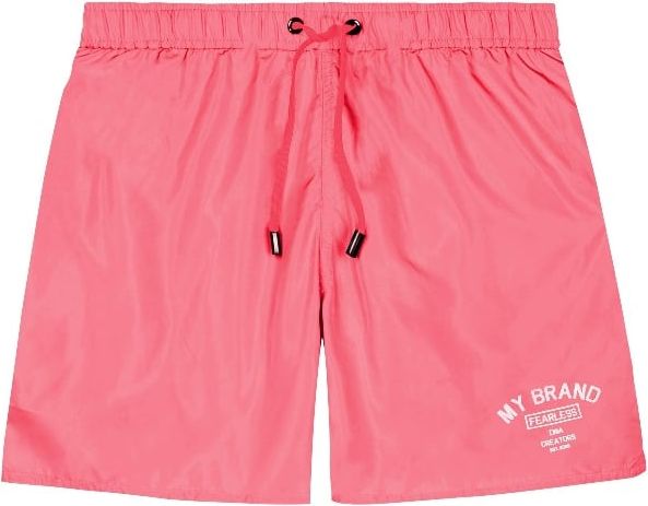 My Brand Mybrand Varsity Swimshort Roze