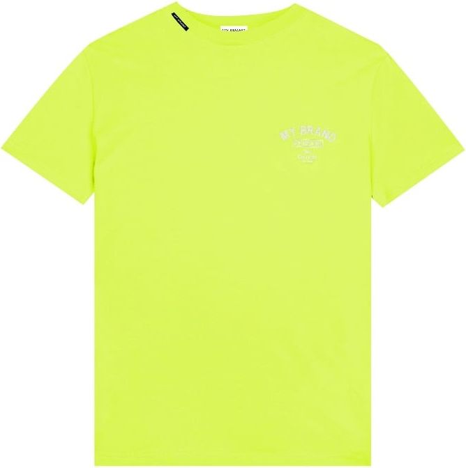 My Brand Mybrand Varsity T-Shirt Geel