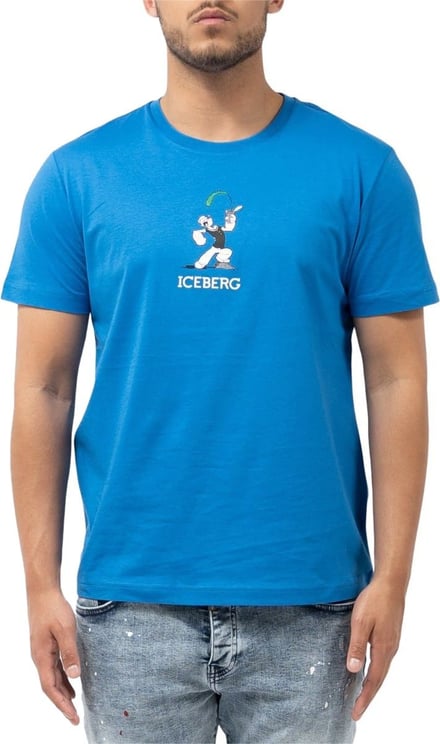 Iceberg T-Shirt Bluette Blauw