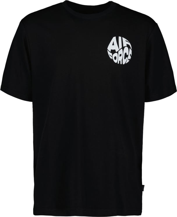 Airforce Round Fb T-shirt Zwart