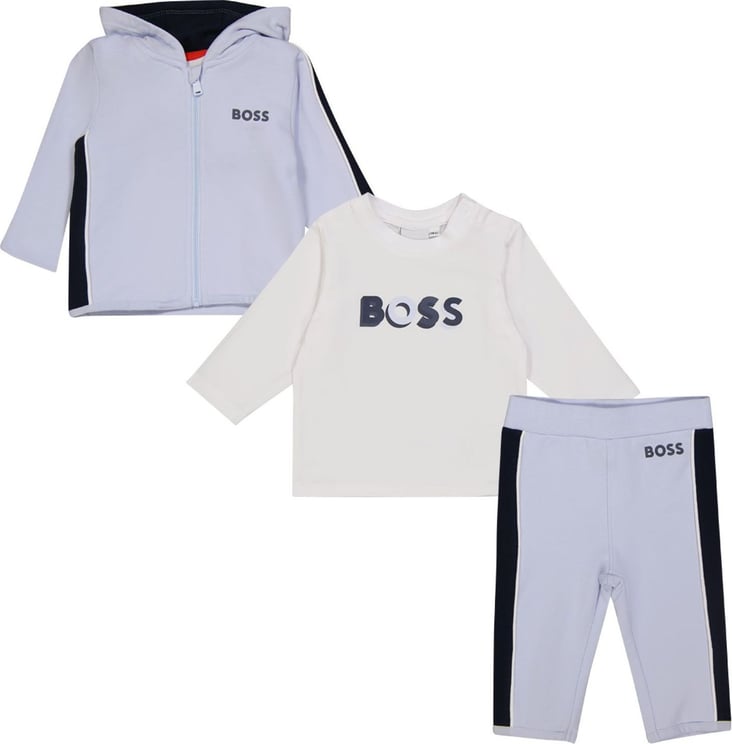 Hugo Boss Boss Baby Joggingpak Licht Blauw Blauw