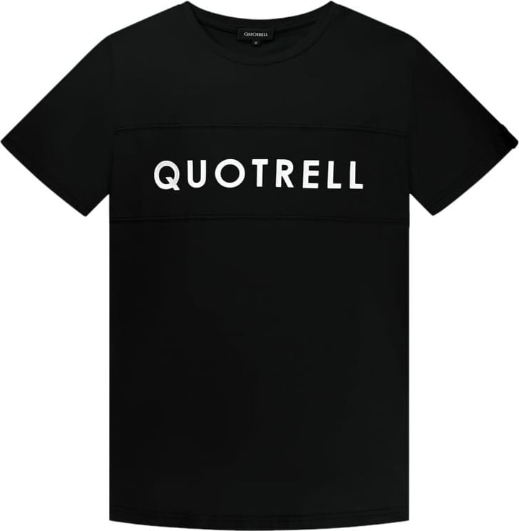 Quotrell San Jose T-shirt | Black / White Zwart