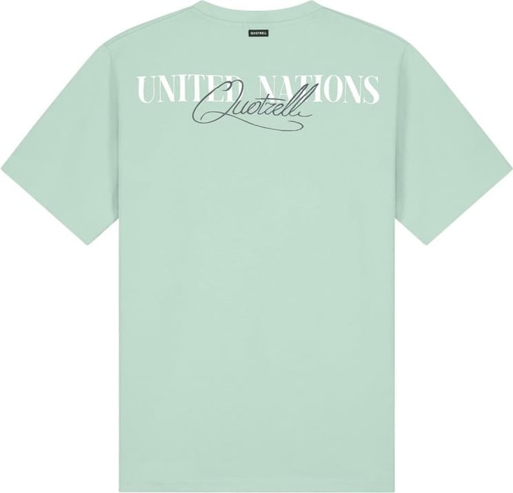Quotrell San Francisco T-shirt | Mint / Grey Groen