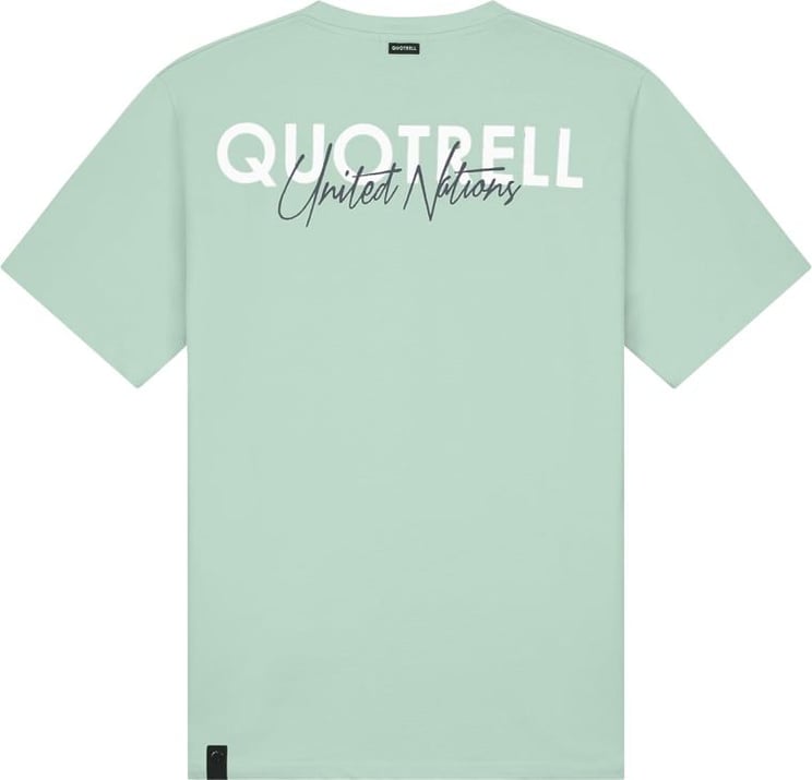 Quotrell Cura T-shirt | Mint / Silver Groen