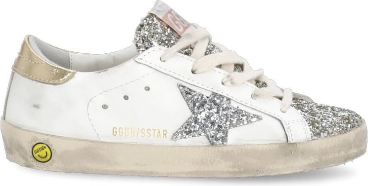 Golden Goose Sneakers White/silver/gold Wit