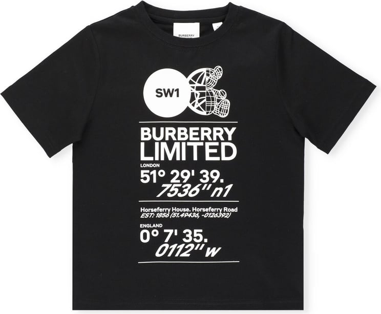 Burberry T-shirts And Polos Black Zwart