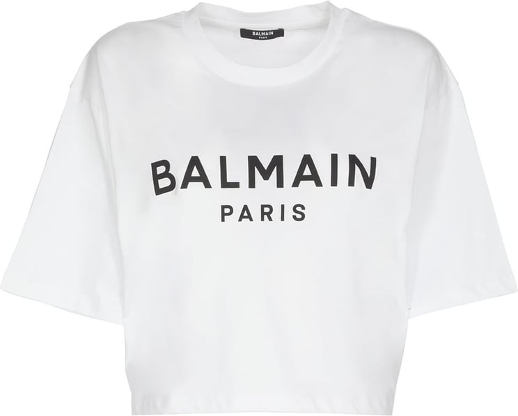 Balmain T-shirts And Polos White Neutral