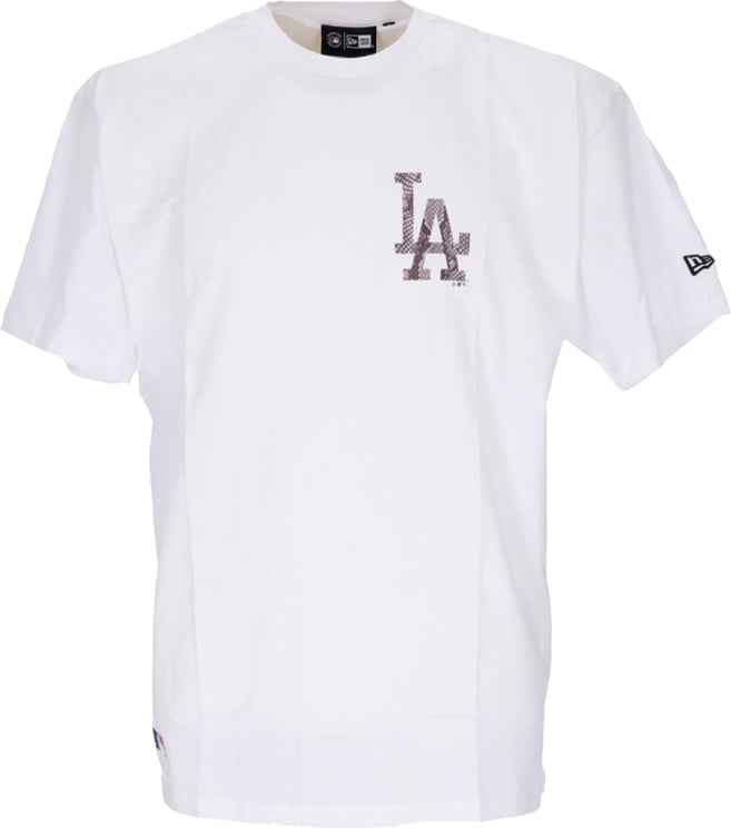New Era T-shirt Man La Dodgers Mlb Logo Infill 13083951 Wit