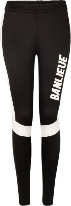 Clan de Banlieue Banlieue 3D Legging Black/White Dames Wit