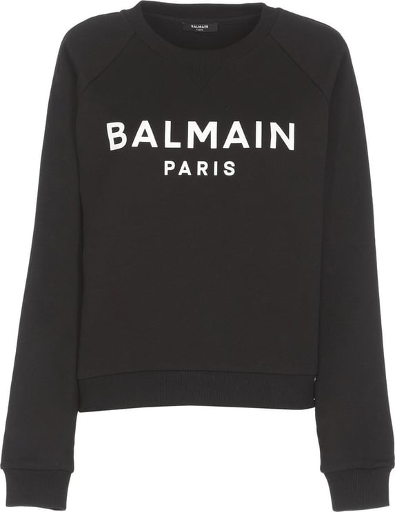Balmain Sweaters Noir/blanc Zwart