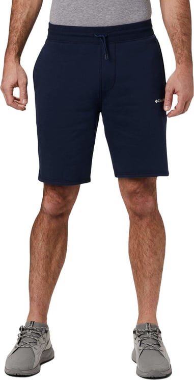 Columbia Men's Logo Fleece Shorts Navy Blauw