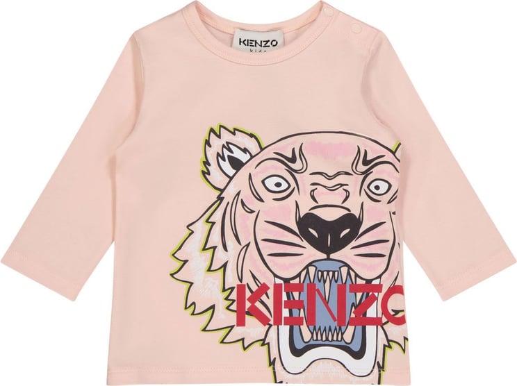 Kenzo Baby T-shirt Licht Roze Roze