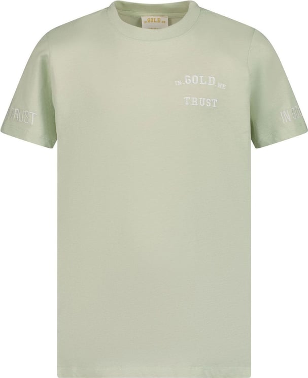 In Gold We Trust in Gold We Trust The Pusha kinder t-shirt groen Groen