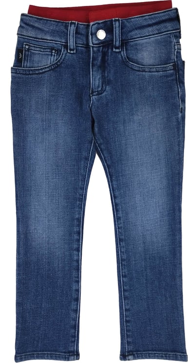 Emporio Armani Blue Boy Jeans Blauw