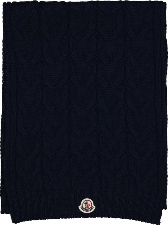 Moncler Moncler 9543C0001204S02 kinder sjaal navy Blauw