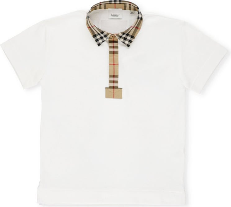 Burberry T-shirts And Polos White Neutraal