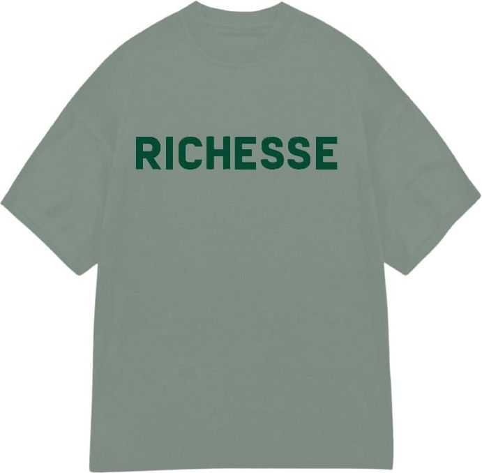 Richesse Base Green T-shirt Groen