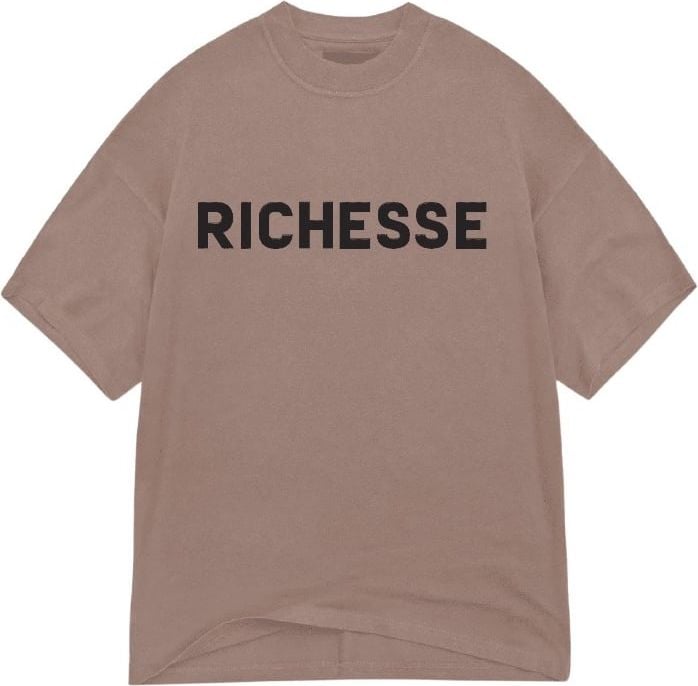 Richesse Base Brown T-shirt Grijs