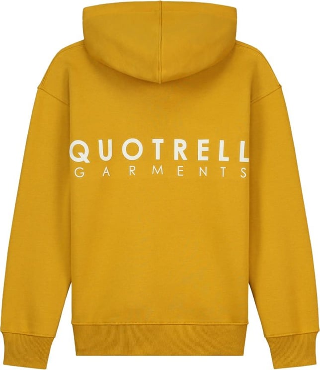 Quotrell Fusa Hoodie | Faded Mustard/white Groen
