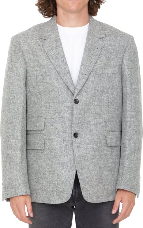 Thom Browne Grey Wool Jacket Grijs