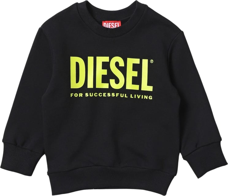 Diesel Sweater Zwart Zwart