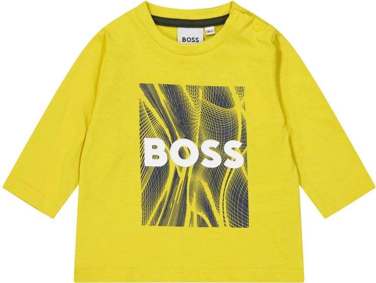 Hugo Boss Boss J05949 baby t-shirt lime Groen