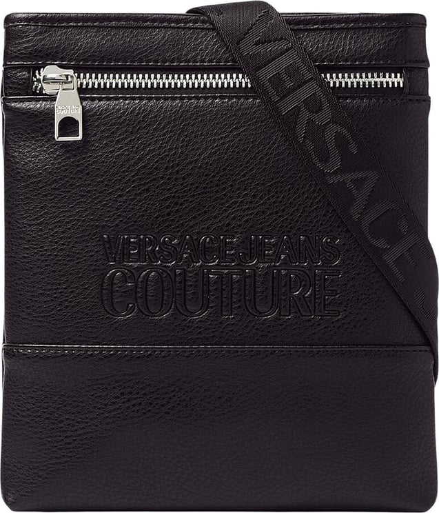 Versace Jeans Couture Logo Messenger Bag Zwart Zwart
