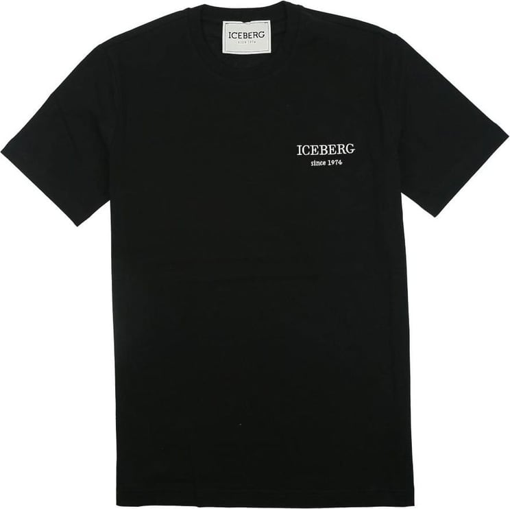 Iceberg T-shirt black Zwart